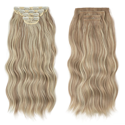 Long curly hair extensions