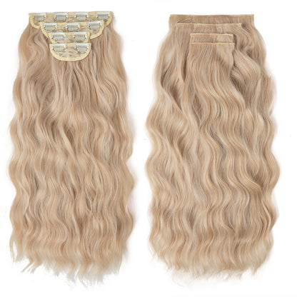 Long curly hair extensions
