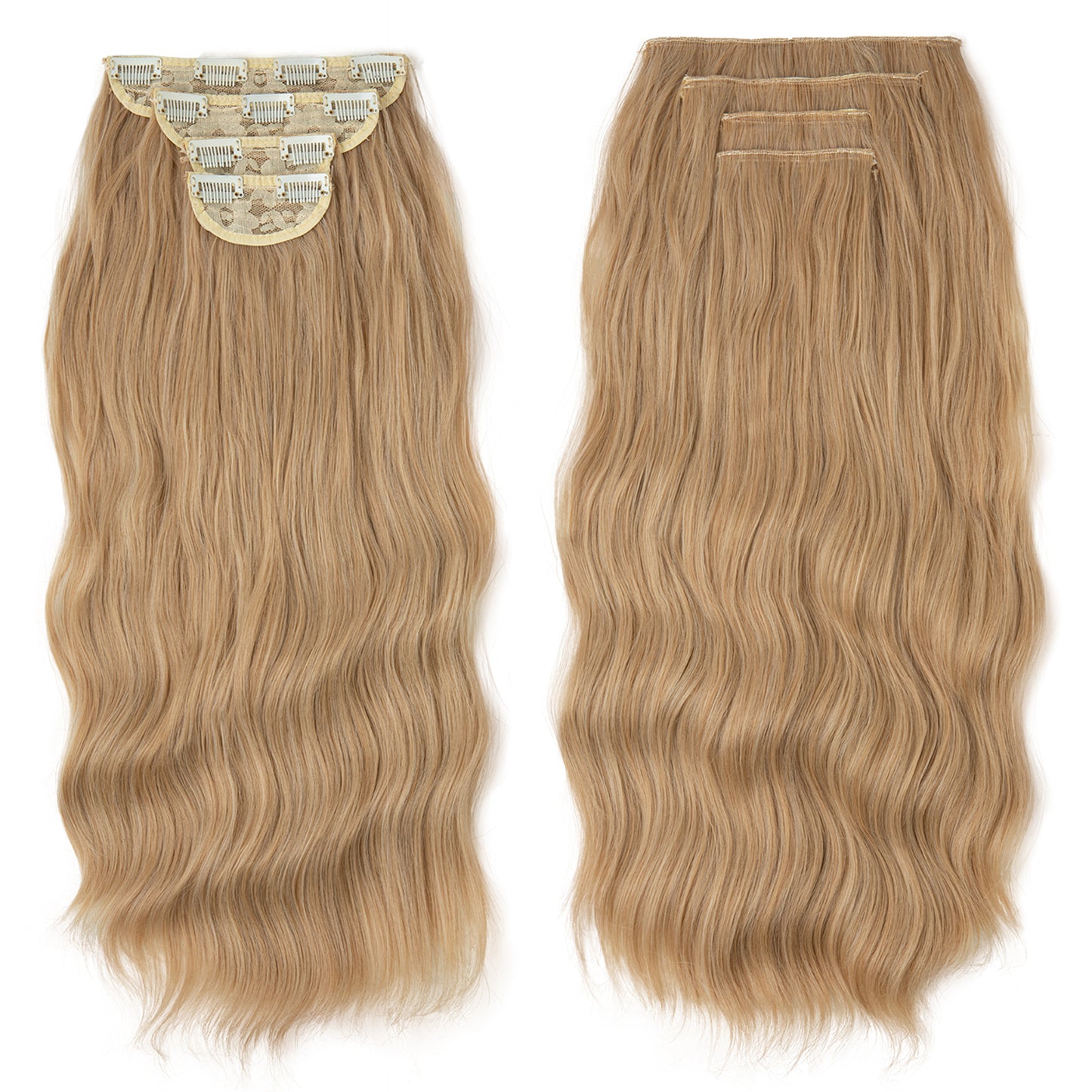 Long curly hair extensions