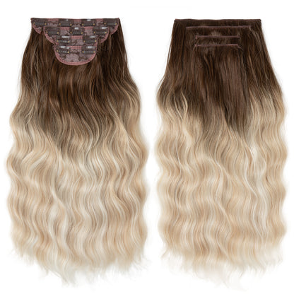 Long curly hair extensions
