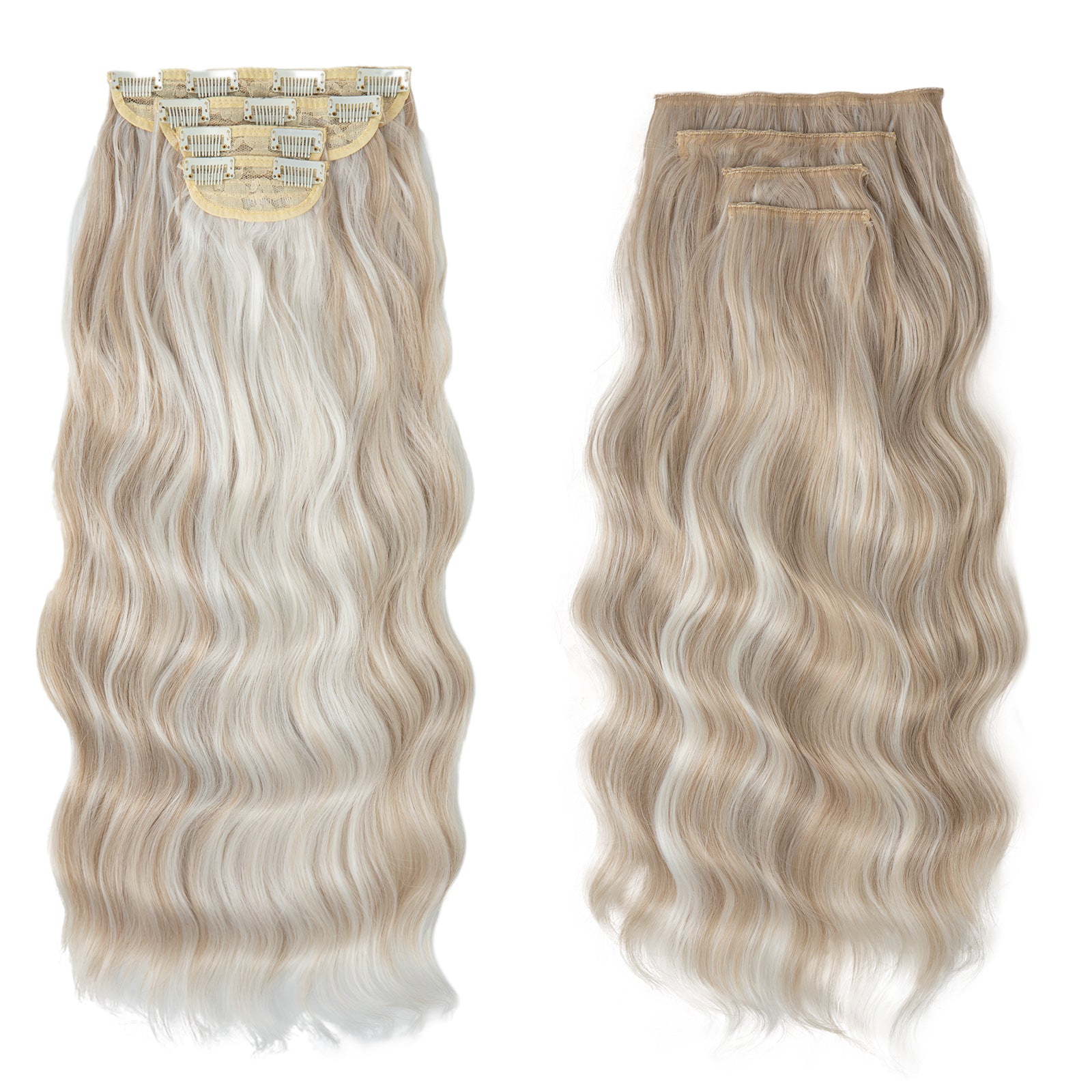 Long curly hair extensions
