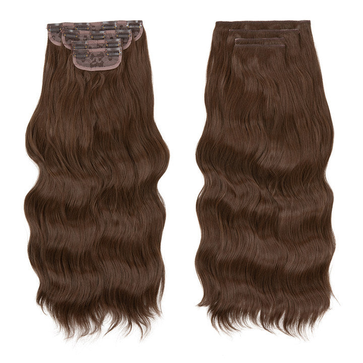 Long curly hair extensions