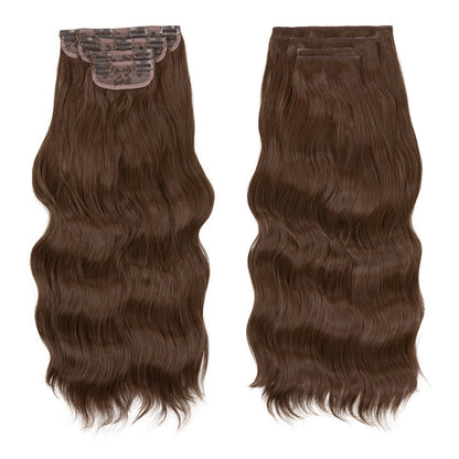 Long curly hair extensions