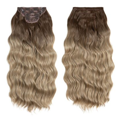 Long curly hair extensions