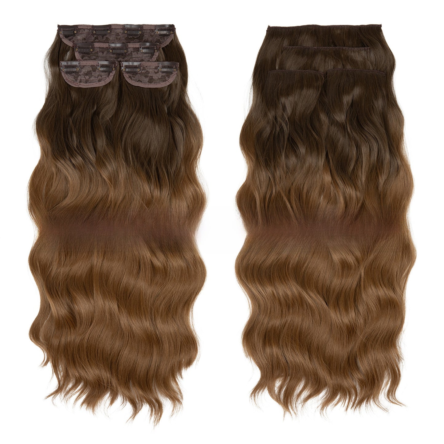 Long curly hair extensions