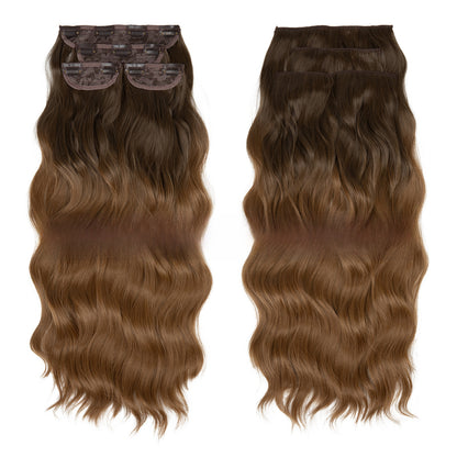 Long curly hair extensions