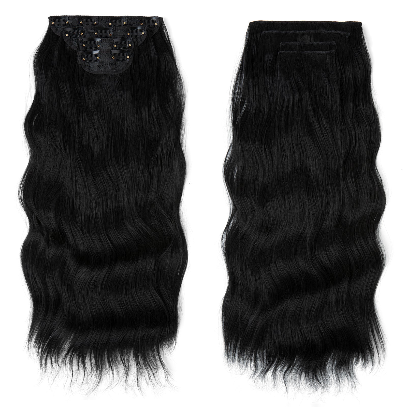 Long curly hair extensions