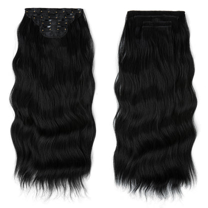 Long curly hair extensions