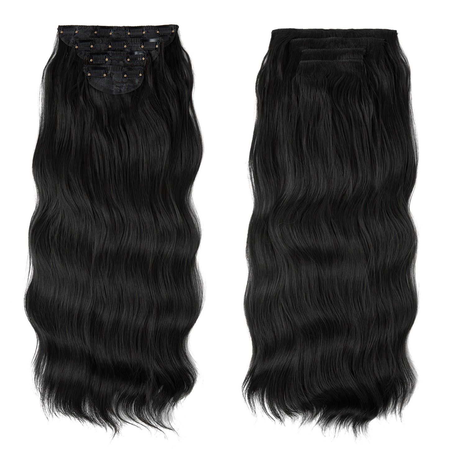 Long curly hair extensions