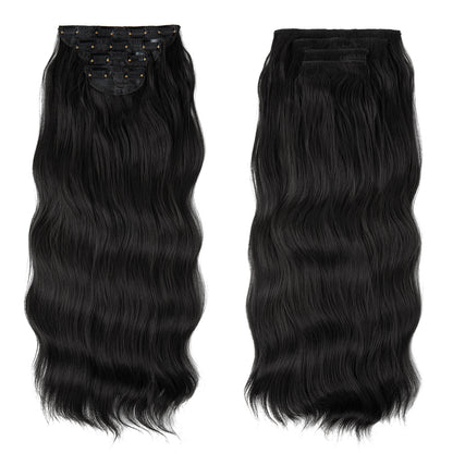 Long curly hair extensions