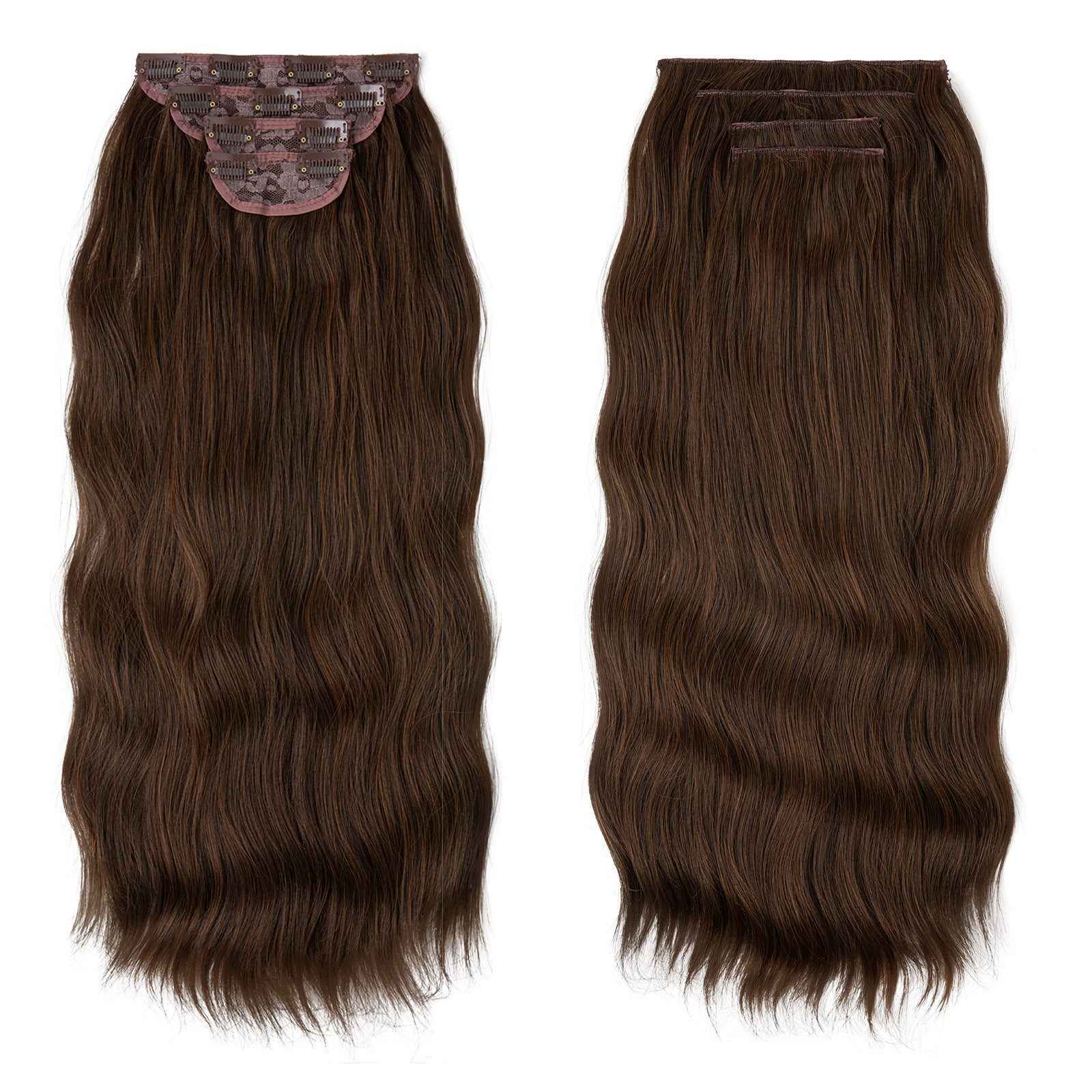Long curly hair extensions