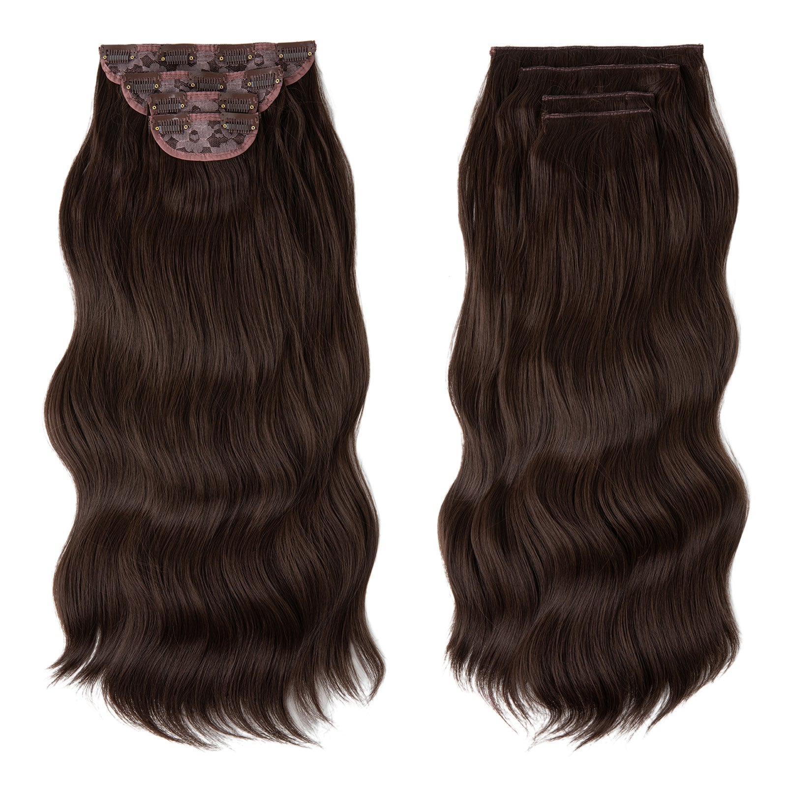 Long curly hair extensions