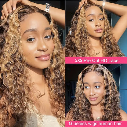 Long Curly Lace Front Synthetic Wig