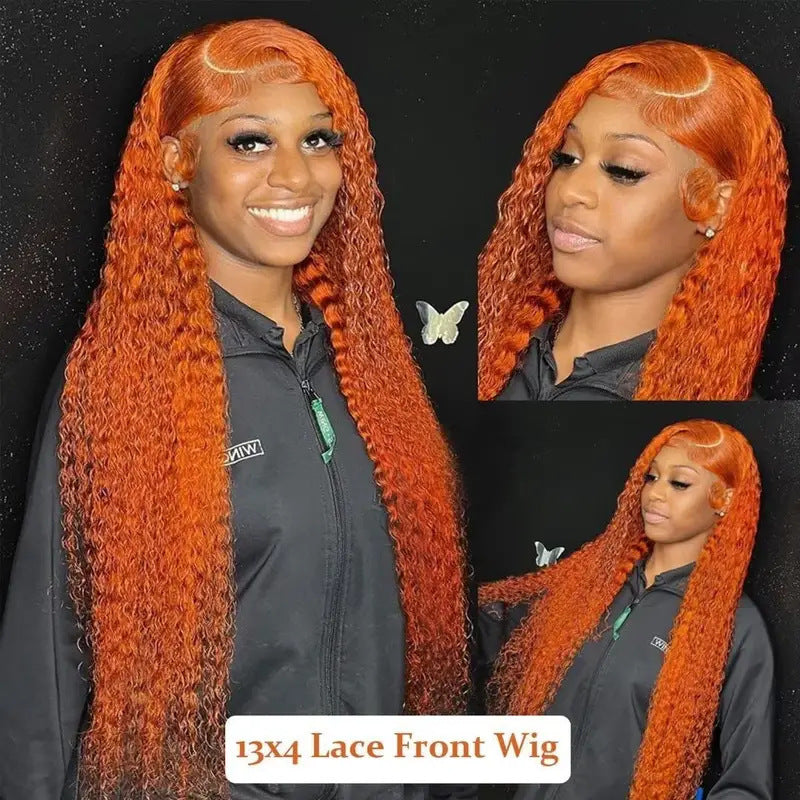 Long Curly Lace Front Synthetic Wig