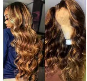 Long Curly Loose Deep Wave Transparent Lace Front Wig