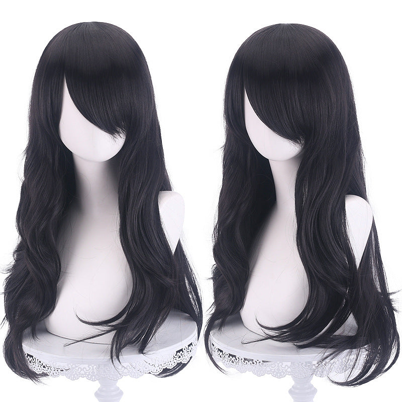 Long Curly Synthetic Cosplay Wig with Heat Resistance