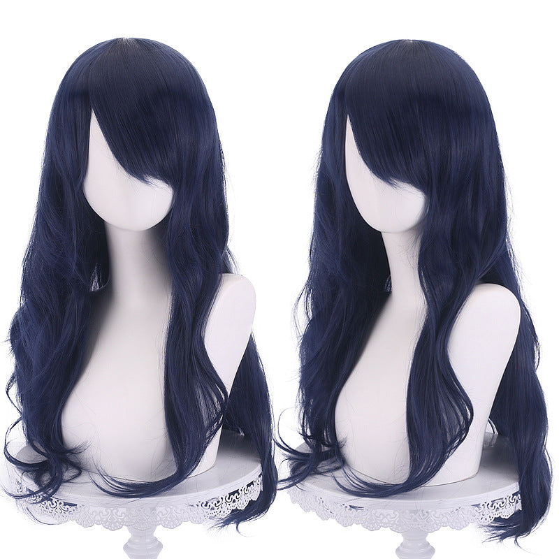 Long Curly Synthetic Cosplay Wig with Heat Resistance