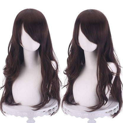 Long Curly Synthetic Cosplay Wig with Heat Resistance