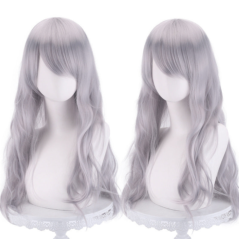 Long Curly Synthetic Cosplay Wig with Heat Resistance