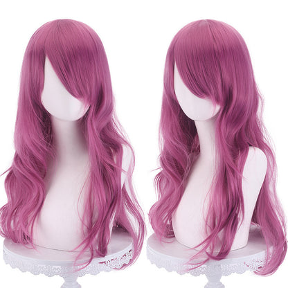 Long Curly Synthetic Cosplay Wig with Heat Resistance