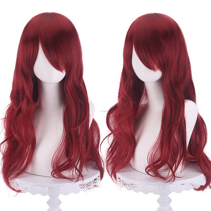 Long Curly Synthetic Cosplay Wig with Heat Resistance