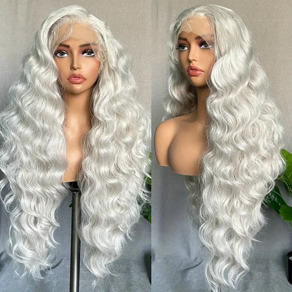 Long Curly Synthetic Hair Wig with Adjustable Bangs
