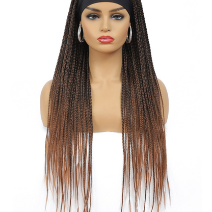 Long Curly Synthetic Hair Wig with Side Bangs