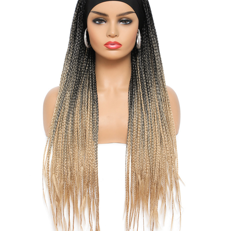 Long Curly Synthetic Hair Wig with Side Bangs