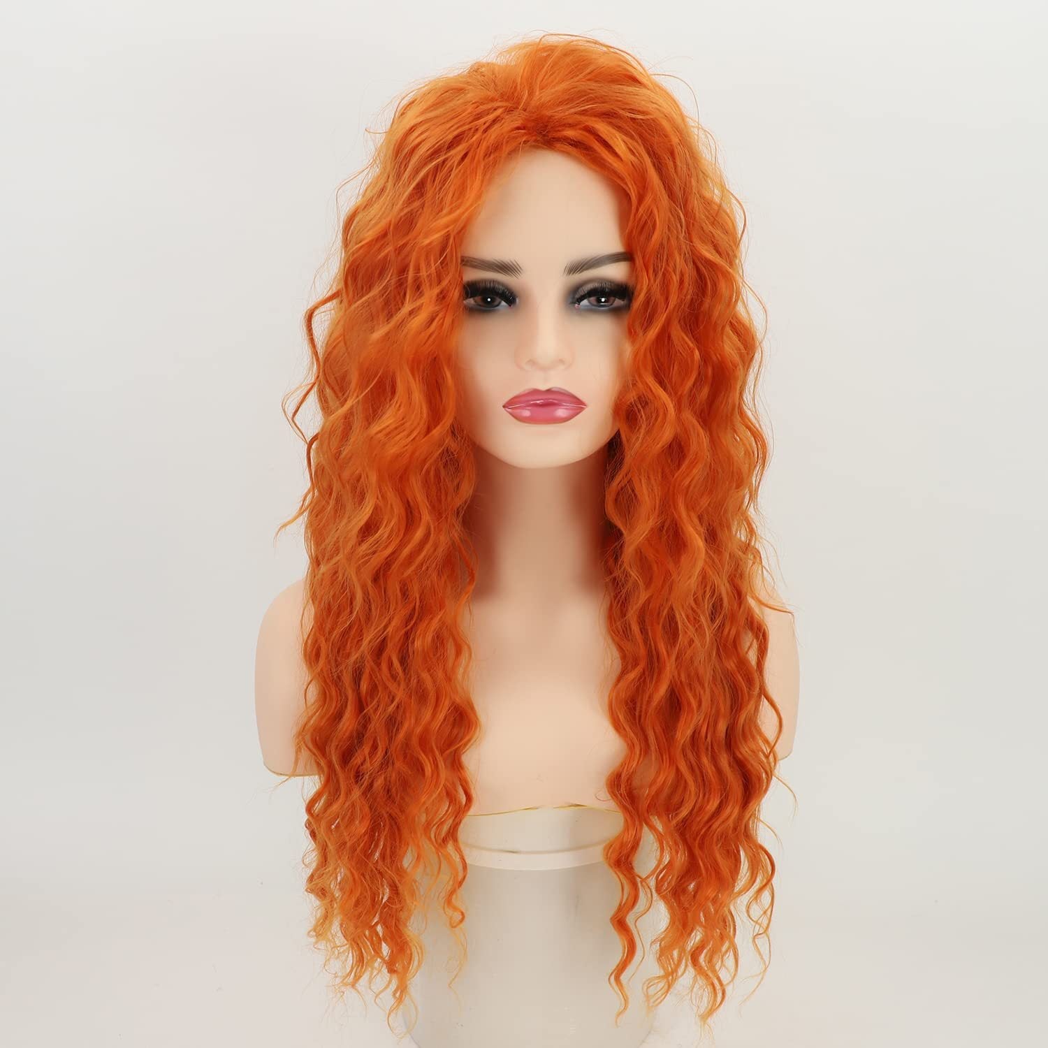 Long Curly Synthetic Lace Front Wigs