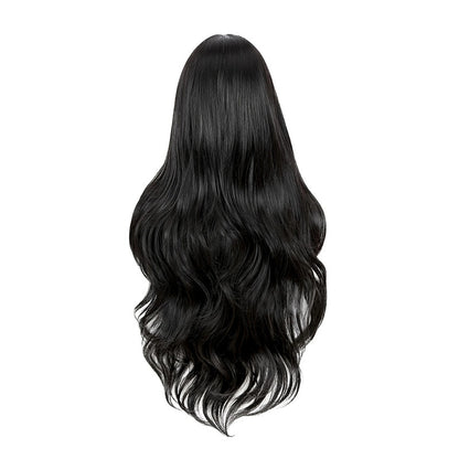 Long Curly Synthetic Wig with Bangs