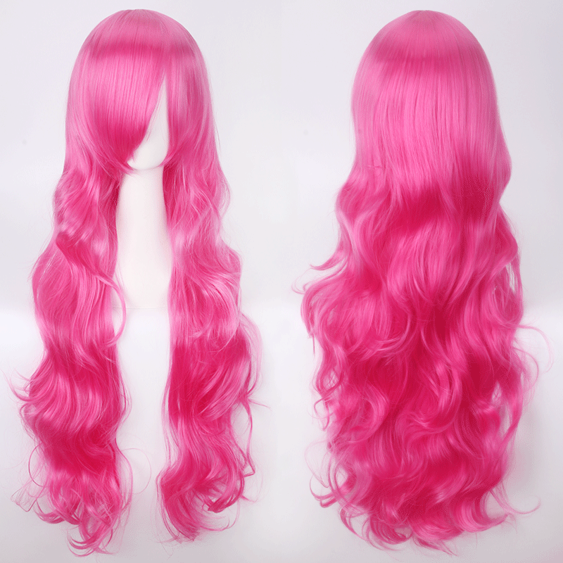 Long Curly Synthetic Wig with Button Net