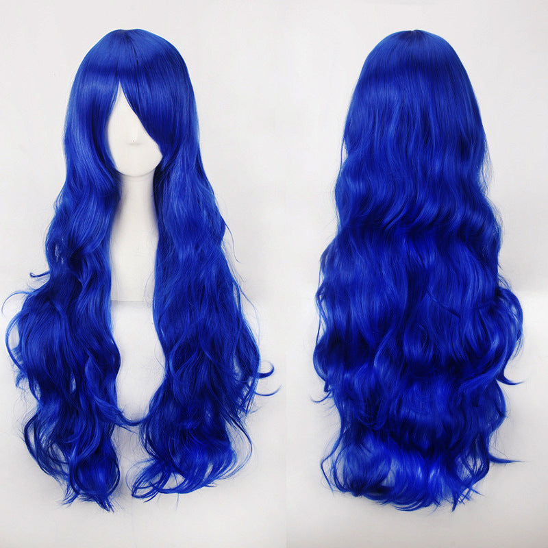 Long Curly Synthetic Wig with Button Net