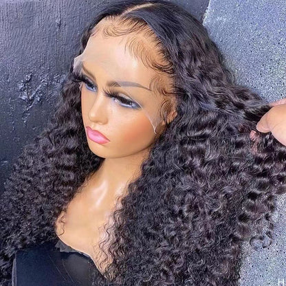 Long Curly Synthetic Wig with Optional Bangs