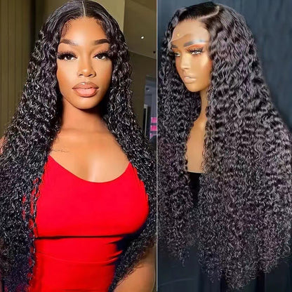 Long Curly Synthetic Wigs Lace Front