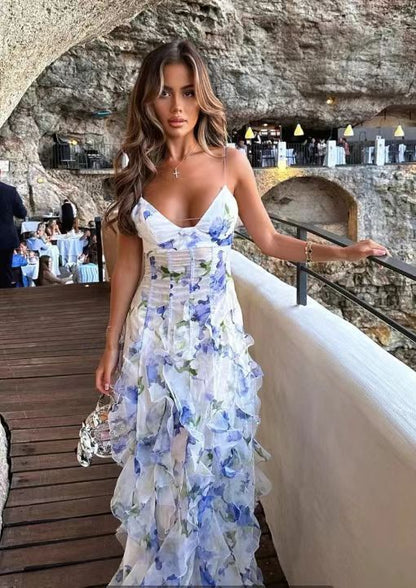 Long elegant evening dress
