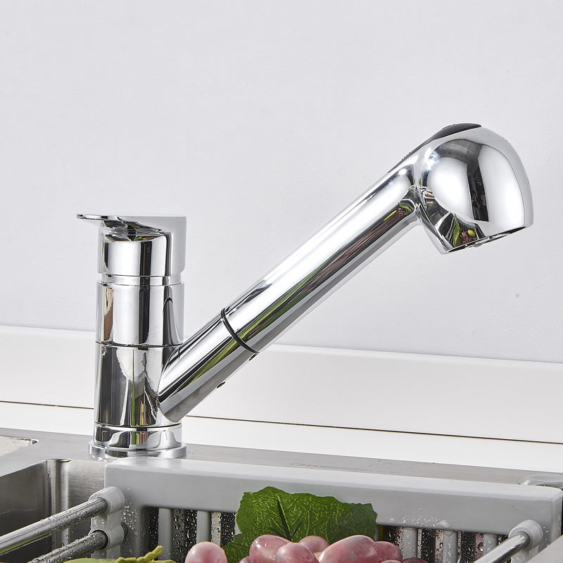 Long faucet in the kitchen