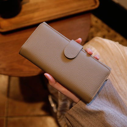 Long Genuine Leather Women Wallet