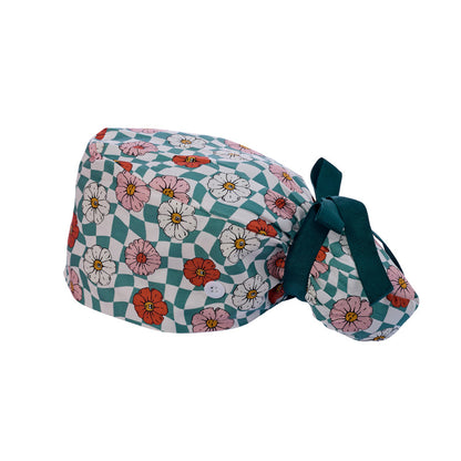 Long hair cap, pure cotton nurse cap