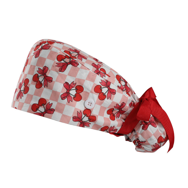 Long hair cap, pure cotton nurse cap