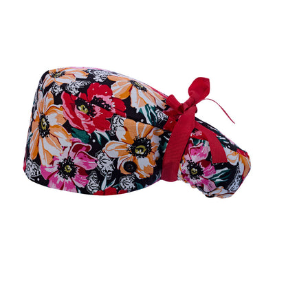 Long hair cap, pure cotton nurse cap