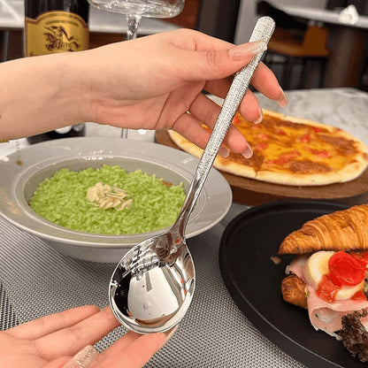 Long Handle 304 Soup Spoon