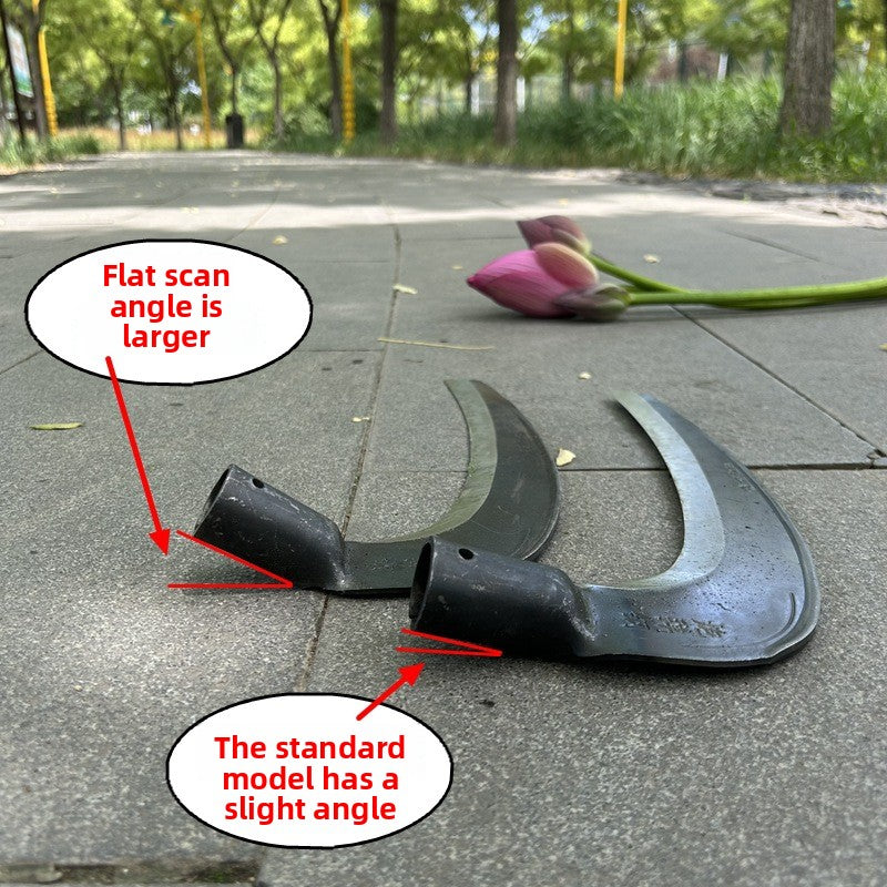 Long Handle Agricultural Sickle for Weed and Grass Cutting