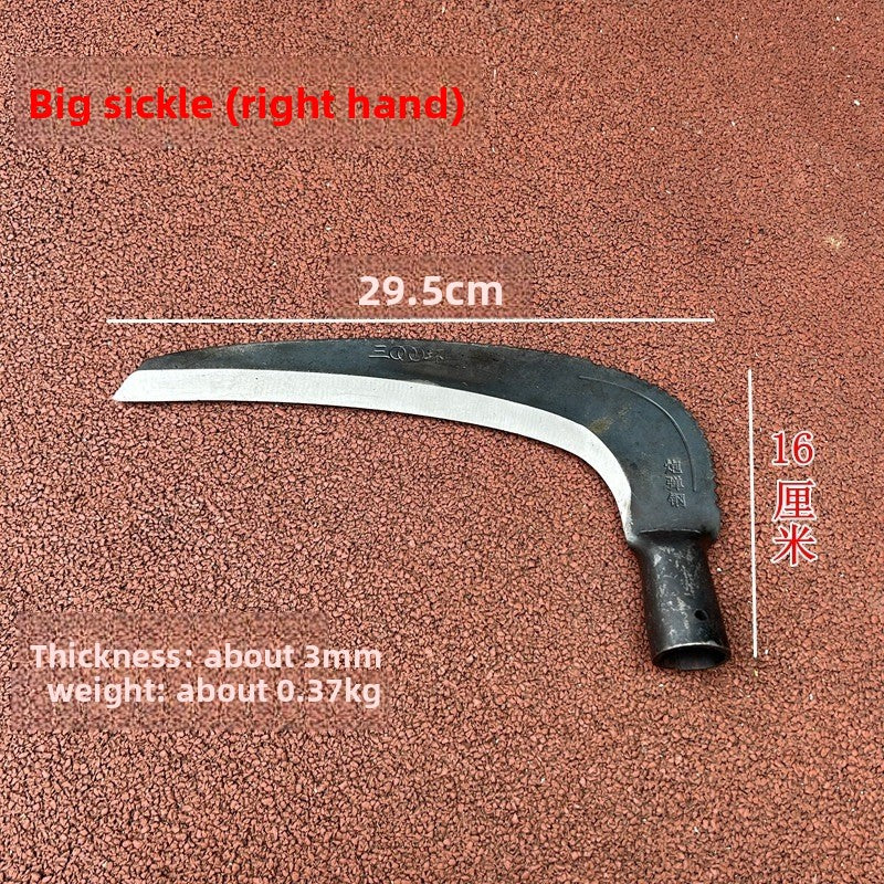 Long Handle Agricultural Sickle for Weed and Grass Cutting