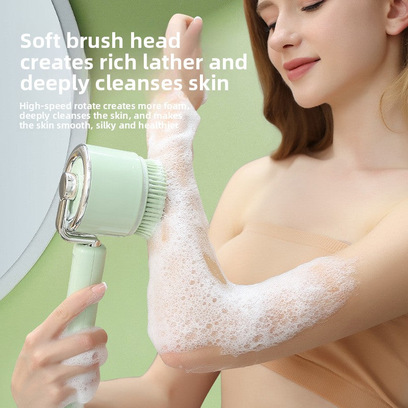 Long Handle Electric Bath Brush with Multiple Speeds