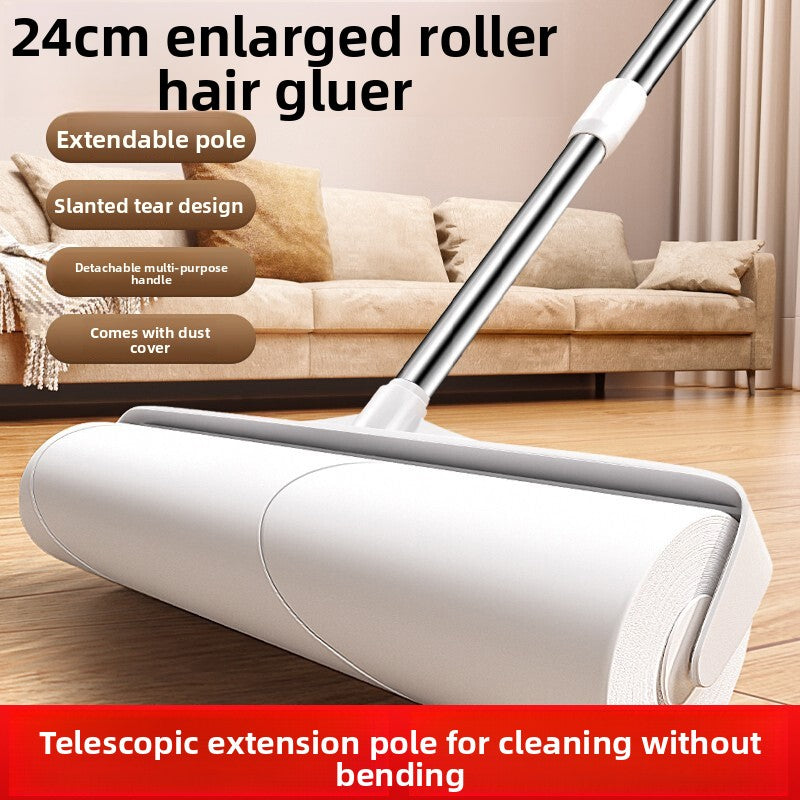Long Handle Lint Roller with Replaceable Adhesive Paper
