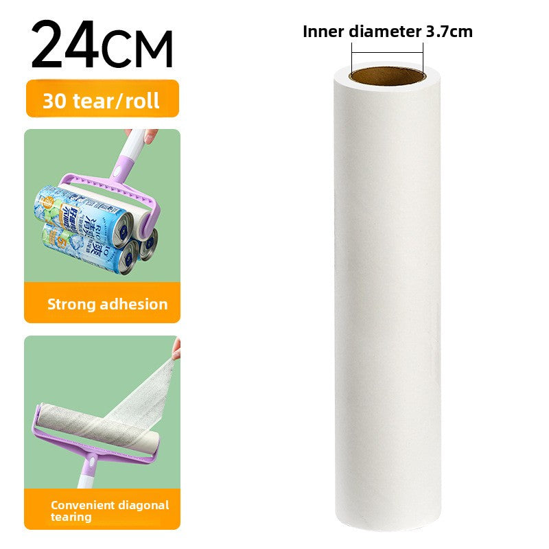 Long Handle Lint Roller with Replaceable Adhesive Paper