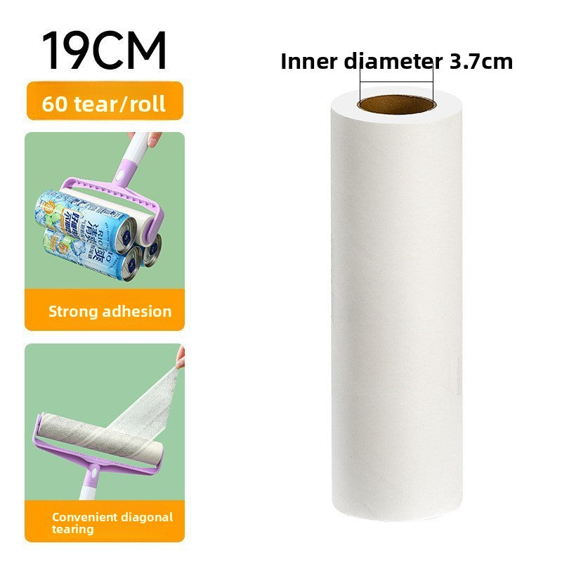 Long Handle Lint Roller with Replaceable Adhesive Paper