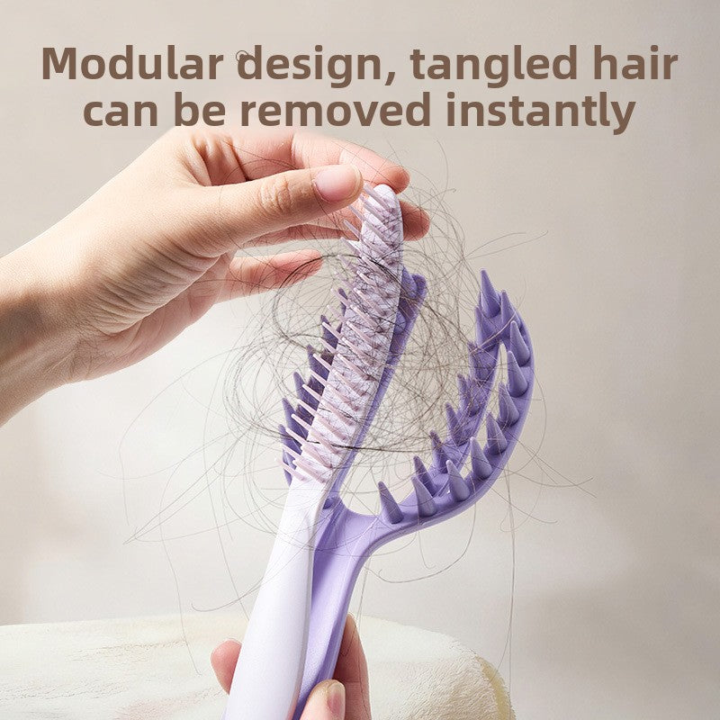 Long Handle Silicone Shampoo Brush