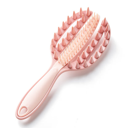 Long Handle Silicone Shampoo Brush