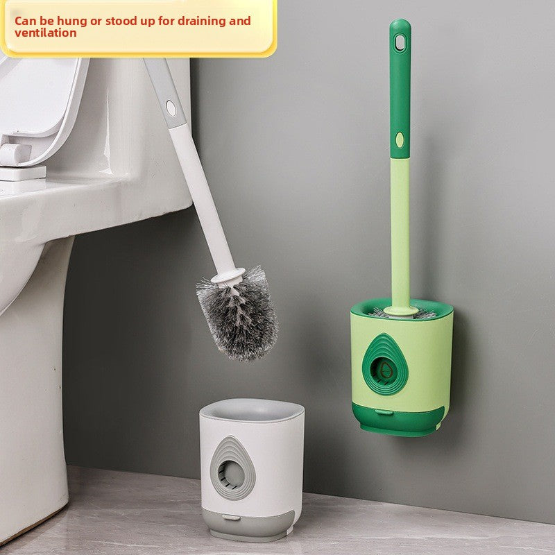 Long Handle Toilet Brush with Wall Mount